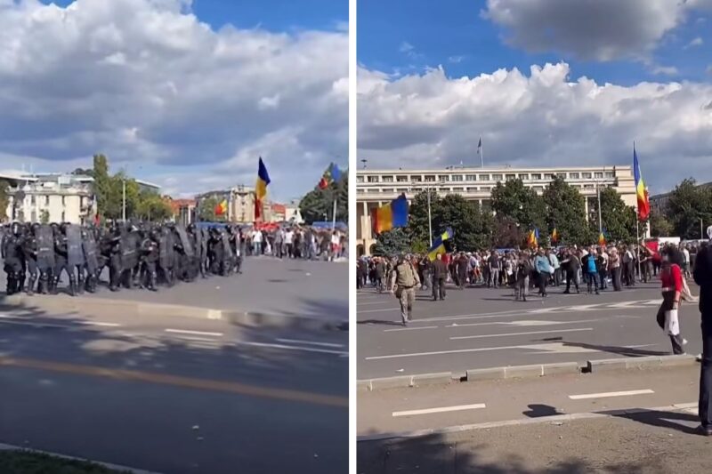 AUR, după violențele din Piața Victoriei: „Ceea ce s-a întâmplat este inacceptabil”