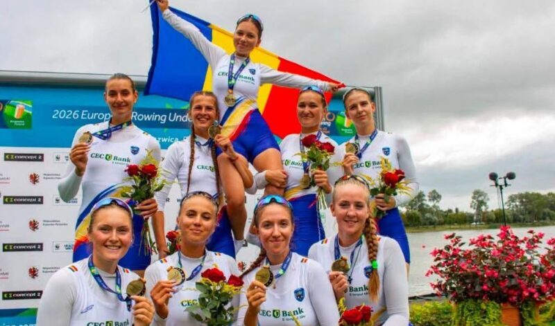 CSM Constanța, performanță spectaculoasă la Europenele U23 de canotaj: 4 medalii de aur și una de argint